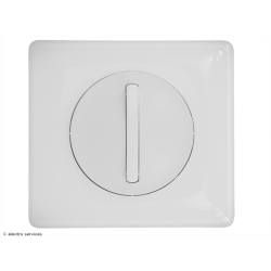 Interrupteur ou Va-et-vient Doigt Etroit Céliane Complet Blanc - Avec griffes - CCB002G