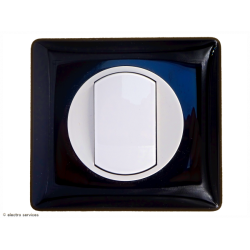 Interrupteur ou Va-et-vient Céliane Complet Noir - Avec griffes - CCN001G