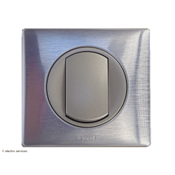 Poussoir ou poussoir inverseur Céliane Complet Aluminium - Avec griffes - CCA003G