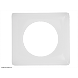 Plaque Céliane™ Laqué 1 poste Legrand | Plaque de finition design Blanc
