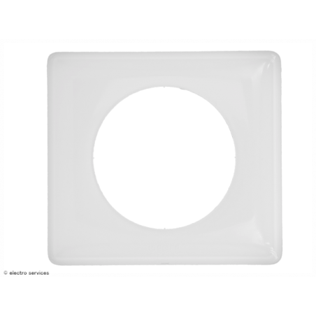 Plaque Céliane™ Laqué 1 poste Legrand | Plaque de finition design Blanc