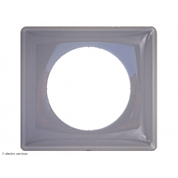 Plaque Céliane™ Laqué 1 poste Legrand | Plaque de finition design Gris Perle