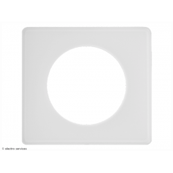 Plaque Céliane™ Poudre 1 poste Legrand | Finition design Craie