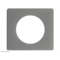 Legrand -Plaque de finition  Céliane Poudré 1 poste - Argile - LEG66711