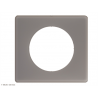 Plaque Céliane™ Poudre 1 poste Legrand | Finition design Grès