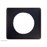 Plaque Céliane™ Métal 1 poste Legrand | Finition design Carbone
