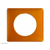 Plaque Céliane™ Métal 1 poste Legrand | Finition design Orange Snake