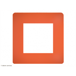 Plaque Hager Essensya 1 Poste WE551 coral