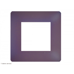 Plaque Hager Essensya 1 Poste WE571 terra