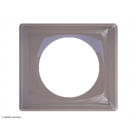 Plaque Céliane™ Laqué 1 poste Legrand | Plaque de finition design Galet