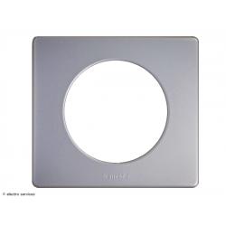 Plaque Céliane™ Métal 1 poste Legrand | Finition design Alu naturel