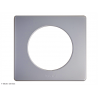 Plaque Céliane™ Métal 1 poste Legrand | Finition design Alu naturel