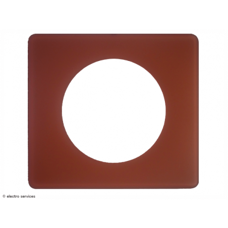 Plaque Céliane™ Poudre 1 poste Legrand | Finition design Vieux rose
