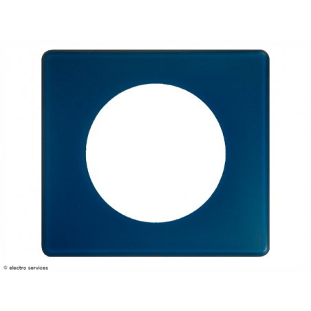 Plaque Céliane™ Poudre 1 poste Legrand | Finition design Bleu vert