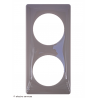 Plaque Céliane™ Laqué 2 postes Legrand | Plaque de finition design Galet