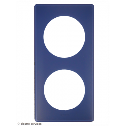 Plaque Céliane Poudré 2 postes - Schiste - LEG66732