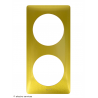 Plaque Céliane™ Métal 2 postes Legrand | Finition design Laiton