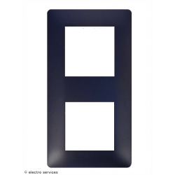 Plaque Hager Essensya 2 Postes - Anthracite - HAGWE522