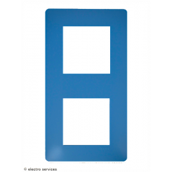 Plaque Hager Essensya 2 Postes - Riviera - HAGWE532