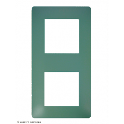 Plaque Hager Essensya 2 Postes - Botanic - HAGWE542