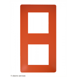 Plaque Hager Essensya 2 Postes WE552 Coral