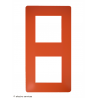 Plaque Hager Essensya 2 Postes WE552 Coral