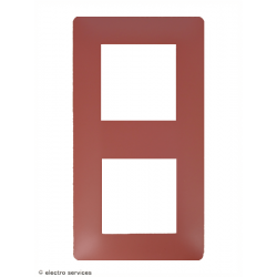 Plaque Hager Essensya 2 Postes - Sierra - HAGWE562