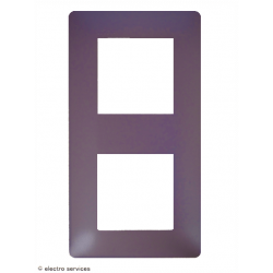 Plaque Hager Essensya 2 Postes - Terra - HAGWE572