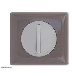 Interrupteur ou Va-et-vient Doigt Etroit Céliane Complet Galet - Avec griffes - CCG002G