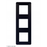 Plaque Hager Essensya 3 Postes WE521 anthracite