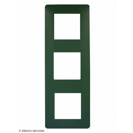Plaque Hager Essensya 3 Postes WE543 botanic