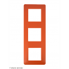Plaque Hager Essensya 3 Postes WE553 coral