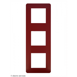 Plaque Hager Essensya 3 Postes - Sierra - HAGWE563