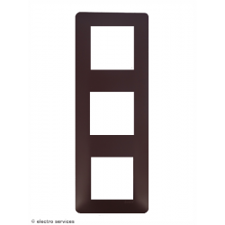 Plaque Hager Essensya 3 Postes - Terra - HAGWE573