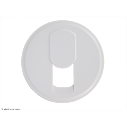 Enjoliveur pour prise téléphone RJ45 Céliane - Blanc - LEG68237