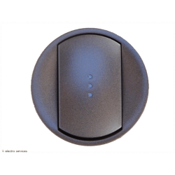 Enjoliveur large à voyant Céliane - Graphite - LEG67903