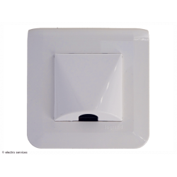 Sortie de câble Mosaic Legrand Blanc complet - Avec griffes - MCB007G