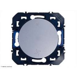 Interrupteur commande VMC Dooxie - Aluminium - LEG600107