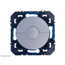 Interrupteur pour volets roulants Dooxie - Aluminium - LEG600121