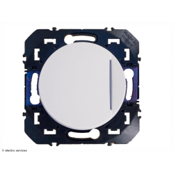 Interrupteur ou Va-et-vient avec Voyant lumineux Dooxie - Blanc - LEG600011