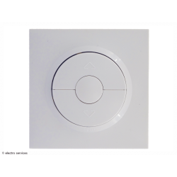 Interrupteur pour volets roulants Dooxie complet Blanc - Avec griffes - DCB011G