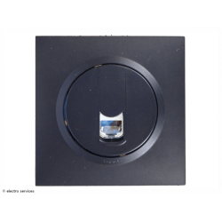 Prise RJ45 FTP Dooxie complet Noir - Avec griffes - DCN006G