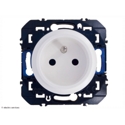 Prise de courant à puit 2P+T Dooxie - Blanc - LEG600328