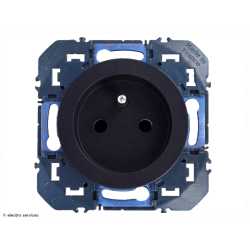 Prise de courant à puit 2P+T Dooxie - Noir - LEG600537