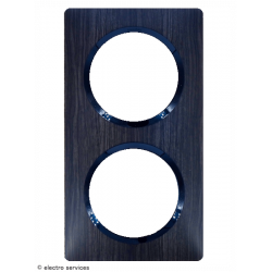 Plaques carré Dooxie 2 postes - Bois ébène - LEG600882