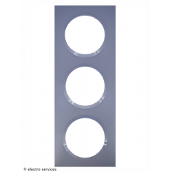 Plaque carrée dooxie 3 postes - Plume - LEG600823