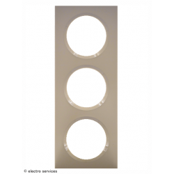 Plaque carrée dooxie 3 postes - Dune - LEG600813