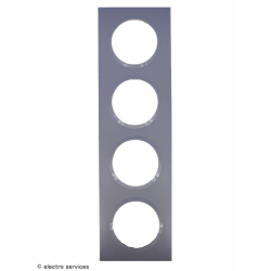 Plaque carrée dooxie 4 postes - Plume - LEG600824