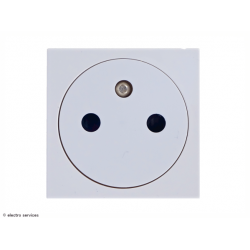 Prise de courant 2P+T Surface Mosaic Legrand - Blanc - LEG77111L