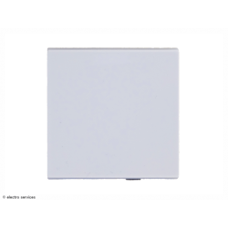 Poussoir ou poussoir inverseur Mosaic Legrand 2 modules - Blanc - LEG77040L